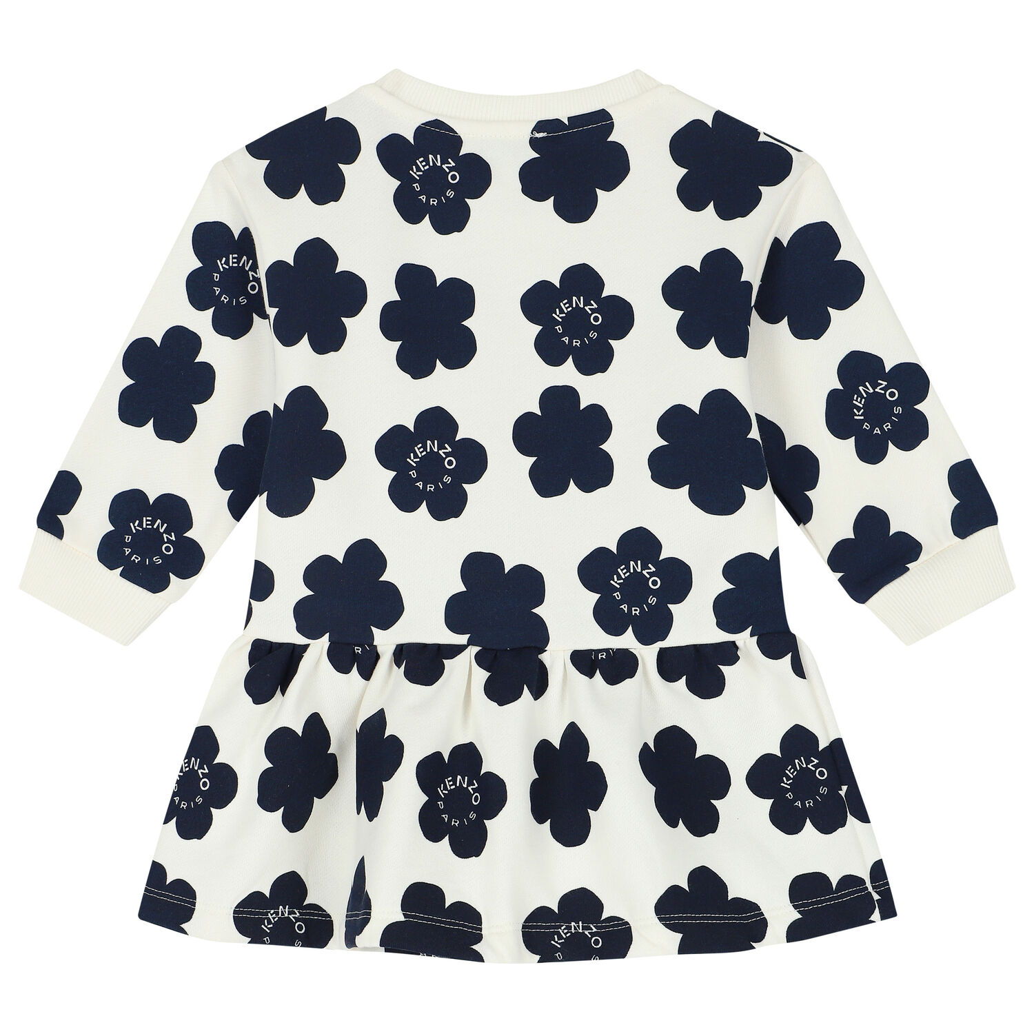 Younger Girls Ivory Floral  Dress, 1, hi-res image number null